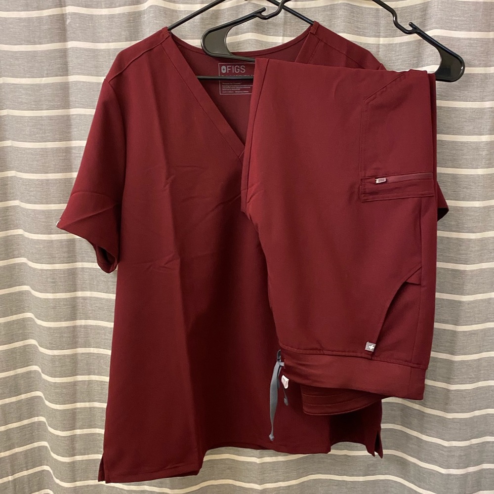 Figs Maroon Joggers